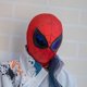 thumbnail image 1 of Más nuevo hombre araña máscara de la cabeza de los Vengadores hierro Spiderman No Way Home millas Morales máscara elástica Spider-man Headcover con cremallera Cosplay traje, 1 of 4