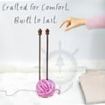 thumbnail image 4 of Honey Comb Premium Rosewood & Maple Knitting Needles | Handcrafted Fine Knitting Needles Pair | Yarn Crafts & Arts Accessories |  (Rosewood, US Size 50 (25mm)), 4 of 8