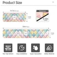 thumbnail image 3 of Yayeee Faucet Mat for Kitchen Sink 30" Diatomite Long Splash Guard Pad, Colorful Geometric, 2 Pack, 3 of 7