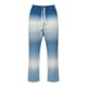 thumbnail image 4 of Ceisia Men's Gradient Stripe Waffle-Knit Wide-Leg Sweatpants Contrast Drawstring Casual Pants Gifts, 4 of 4