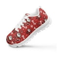 thumbnail image 4 of CHAQLIN Girls Shoes Kids Sneakers Lace-up Tennis Running Shoes Casual Lightweight Classic Walking Shoe, 4 of 9