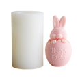 thumbnail image 1 of Molde de vela de huevo de Pascua, molde de silicona de conejo para jabón de vela de huevo de Pascua Diy, 1 of 5