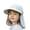 Sky Blue, variant on Gaexia Kids Sun Hat With Neck UPF 50 Adjustable Chin Strap Beach Cap Toddler Breathable Outdoor Fisherman for Girls