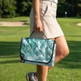 thumbnail image 4 of Yuyamidu Sea Turtle Golf Cart Seat Covers Starfish Shell Golf Cart Seat Towel Blanket with Pockets Portable Club Car Seat Cushion, 4 of 8