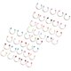 thumbnail image 3 of Pendientes de acrílico coloridos 20pcs Aro 18G Joyas para el cuerpo Perno prisionero para cejas - Estilo 2 Sunnimix Anillo de nariz de botón de herradura, 3 of 8