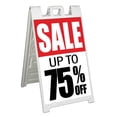 thumbnail image 1 of 75 Off Special (24" X 36") Standard A-Frame Signicade, Includes Decal Applied To Stand, 1 of 4
