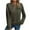 Army Green, variant on Ashirexll Oversized Sweatshirt for Women, Fall Sweatshirts for Women, Ladies Fall Fashion Solid Color V-neck Long Sleeve Casual Sweatshirts