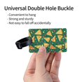 thumbnail image 3 of Luggage Tags for Suitcases, Cute Pizza Food Leather Bag Luggage Tags ID Label Tags Privacy Protection Travel Bag Labels, 3 of 6