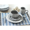 thumbnail image 3 of Marcela 16 Piece Dinnerware Set, Grey, 3 of 7