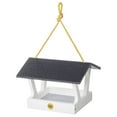 thumbnail image 2 of Birds Choice Modern Farmhouse Fly-Thru Hanging Bird Feeder, Black/White, 2 of 7
