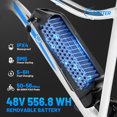 thumbnail image 4 of Cinverter 27.5" 48V Electric Bike, 500W Motor Electric Bicycle for Adults, 91km Range & 32km/h Electric Mountain Bike w/ Lockable Suspension, Shimano 7-Speed Commuter E-Bike, 4 of 11
