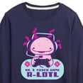 thumbnail image 3 of Instant Message - Ya, I Video Game A-Lotl - Toddler & Youth Long Sleeve Graphic T-Shirt, 3 of 6
