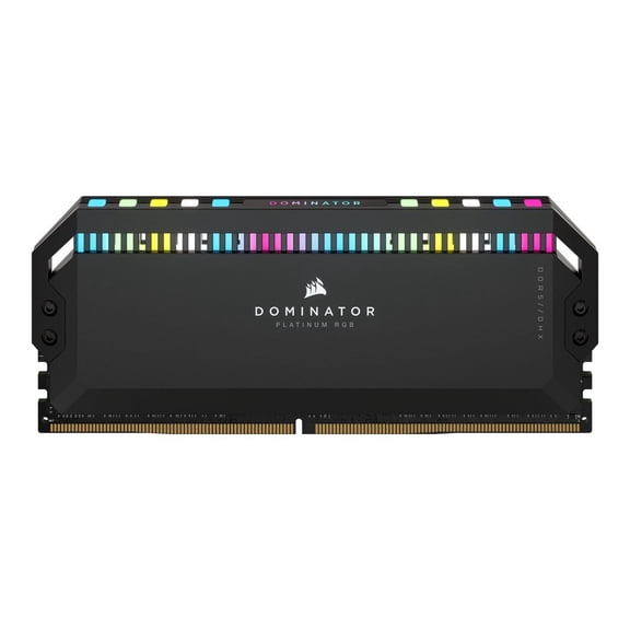 CORSAIR Dominator Platinum RGB 32GB (2 x 16GB) 288-Pin PC RAM DDR5 6400 (PC5 51200) Desktop Memory Model CMT32GX5M2B6400C32