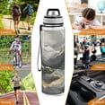 thumbnail image 7 of Black and Grey Marble 32oz Water Bottles with Straw Tritan Leakproof Sports Bottle BPA Free Clear for Fitness Gym Swimming Cycling, 7 of 7