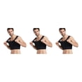 thumbnail image 3 of Eigraketly Chaleco con forma de pecho para hombre, Control masculino, ginecomastia de mama, camiseta sin mangas ajustable, corsé correcto de No.1 3piezas, 3 of 6