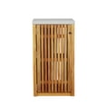 thumbnail image 3 of Crafters and Weavers Eclipse Outdoor Solid Teak Wood Cabinet in Natural, 3 of 5
