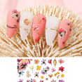 thumbnail image 4 of Flores Nail Art Stickers Calcomanías 3D Nail Art Supplies Mariposa Nail Art Stickers Lámina autoadhesiva deslizante con flores secas Hojas Encantos Mariposa Diseño Manicura DIY Decoraciones de uñas Jormftte CPB-DE-LYY296-2, 4 of 5