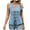 Light Blue, variant on Jinhomg Denim Vest for Women Deep V Neck Tie Bow Top Sleeveless Waistcoat Jean Vests Light Blue L