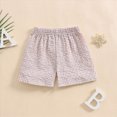 thumbnail image 2 of NIEWTR Toddler Boy Cotton Shorts Soft Comfortable Shorts with Elastic Waist for Fall Casual Wear(Khaki,12-18 Months), 2 of 9