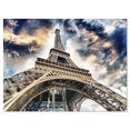 thumbnail image 2 of The Paris Paris Eiffel TowerView from Ground - Cityscape Canvas Print, 2 of 3