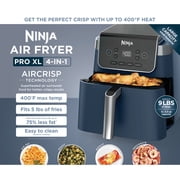 Ninja Air Fryer Pro XL 6.5-Qt, 4-in-1, Air Crisp Technology, Nonstick Crisper Plate, AF180WMNV Navy