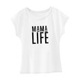 thumbnail image 4 of Camiseta para Mujer Verano Suave Cuello Redondo Manga Corta Top para Trabajo Senderismo Deportes M, 4 of 7