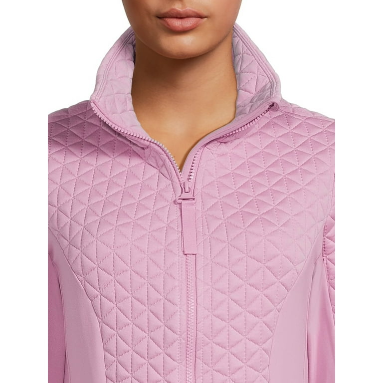 Avia Women's Quilted Jacket With Thumbholes 