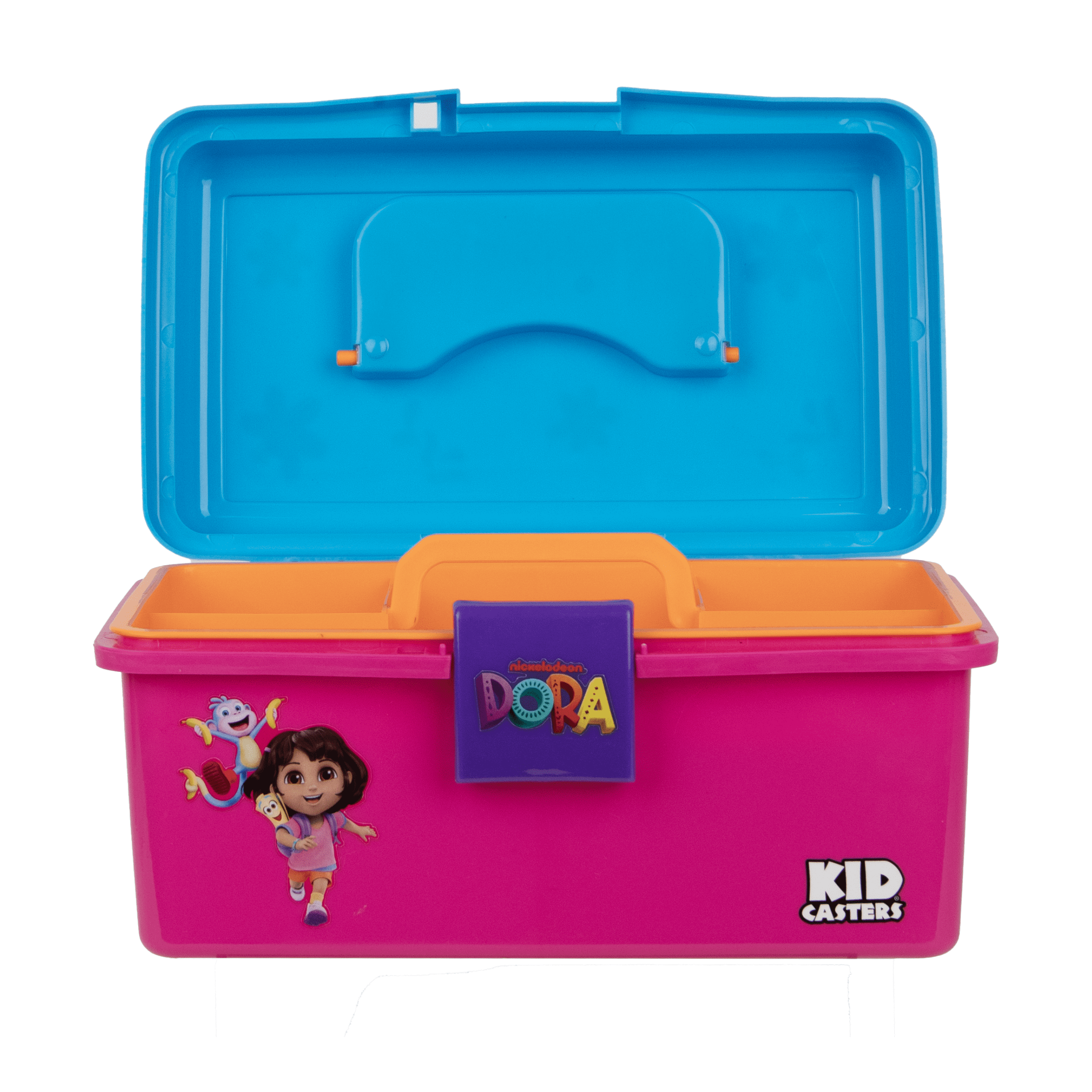 Kid Casters Dora Girls Fishing Tackle Storage Box with Removable Tray
