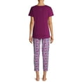 thumbnail image 4 of Secret Treasures Short Sleeve Top and Capris Sleep Set (Women's and Women's Plus), 4 of 7