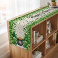 thumbnail image 6 of Table Runners 72 Inches Long Dress Scarves, St. Patrick's Day Farmhouse Kitchen Table Runner, Coffee Tablerunners, Spring Lucky Shamrocks Gnomes Vintage 18x72 Inch, 6 of 9