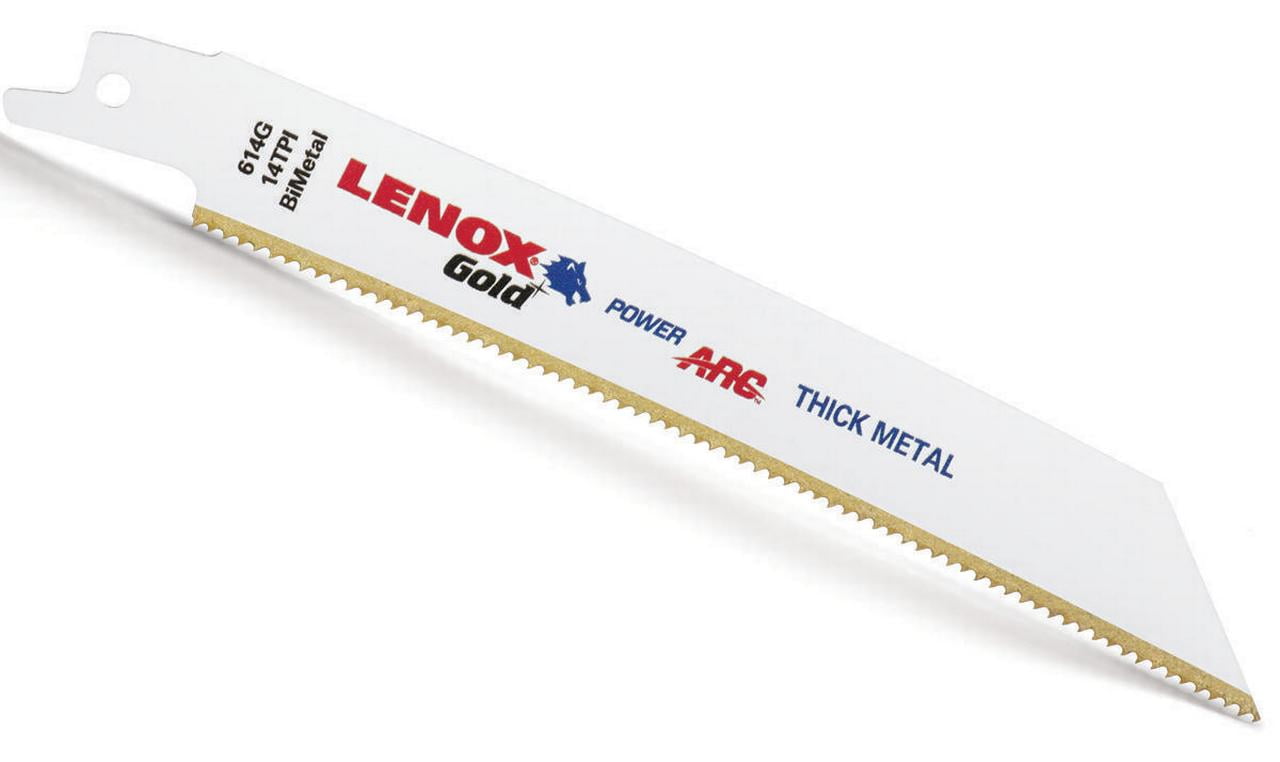 Lenox 21067614GR 6" 14 TPI Reciprocating Saw Blades For Cutting Metal 5 Count by Lenox