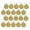 Golden, variant on 20 Pcs Bezel Settings Bezel Base Round Cabochon Bezel with 30mm Bezel Inner Diameter Great diy for Home Jewelry Making