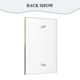 thumbnail image 4 of Cargadores Interruptores de luces Panel de interruptores de marco romano de cuero simple Panel de pared Interruptor de luz simple doble/tirador, 4 of 8