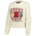 thumbnail image 2 of Women's Natural Oklahoma Sooners Comfort Colors Basketball Cropped Long Sleeve T-Shirt, 2 of 3