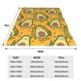 thumbnail image 3 of Sikiie Avocado Dog Ultra-Soft Micro flannel Blanket Luxury All Seasons Warm Blanket for Bedding Sofa and Travel (4 sizes)-60"x50", 3 of 7