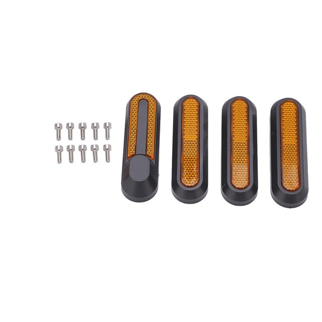 4 Uds. Cubierta para bujes de rueda de patinete eléctrico, unidad segura, instalación fácil, accesorios para patinete eléctrico para Xiaomi M365Yellow