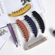 thumbnail image 3 of 6 Pieces Large Banana Clips Big Banana Hair Clips For Thick Hair,non-slip Ponytail Holder Clip,6 Colors, 3 of 3