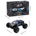 thumbnail image 3 of Coche Todoterreno Con Tracción En Las Cuatro Ruedas 1:16 2,4G, Recargable, 4Wd, Bigfoot, Escalada, Todoterreno, Juguetes, Coches De Carreras Con Control Remoto De Alta Velocidad Moyic FN006624-01, 3 of 6