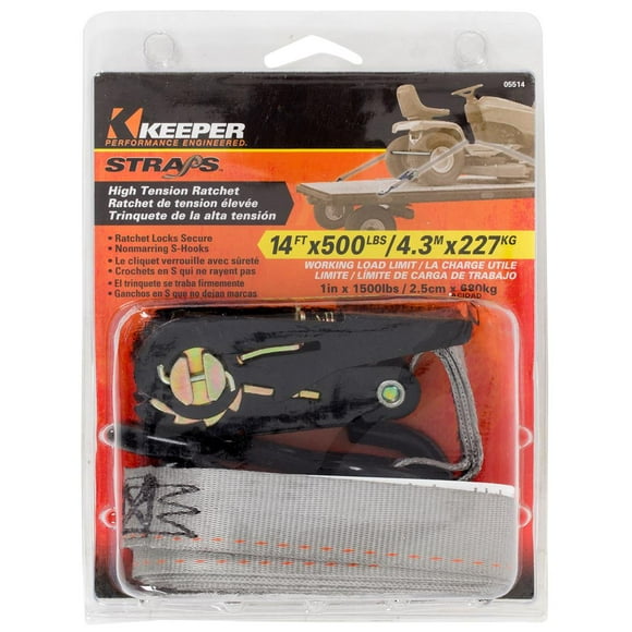 Keeper 05514 1" X 14' Ratchet Tie Downs