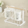 thumbnail image 3 of Abbracc Japanese Cup Holder Metal Mug Rack Kitchen Display Storage Wire 6 Cup Rack, 3 of 9