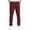 Burgundy, variant on Boys Girls School Pants Classic Long Trousers Loose Fit Pleated Suits Pants Elastic Waist Solid Color Uniform Slacks for Daily Casual 7-8Years Gray