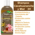 thumbnail image 2 of Shampoo 3H Miel y Derivados 3H Extracto de Cacahuananche y Miel 500 ml, 2 of 4