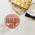 thumbnail image 1 of unbranded De Joyería Rosa Para Viaje Organizador De Anillos Y Collares Portátil, 1 of 7