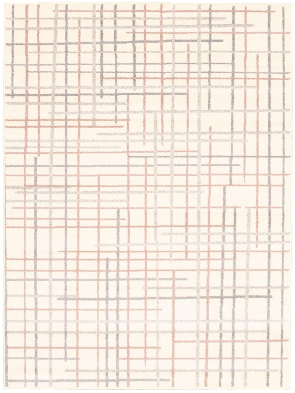 ECARPET Abstract Striped Area Rug, Modern Indoor Carpet Tessa Collection