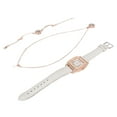 thumbnail image 3 of Conjunto de pulsera de reloj Jadeshay para mujer paquete de 3 pulseras de cuarzo con purpurina, 3 of 8