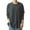 Grey, variant on Men's Athletic Long Sleeve T-Shirt Loose Fit Breathable Workout Top Comfortable Stretch Fabric Casual Round Neck Tee Mens T-Shirts Solid Color Sleeve Casual Crew Neck Basic Tees