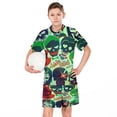 thumbnail image 6 of Kids Suicide Squad Athletic T-Shirt And Mesh Shorts Outfit Set Mesh Clothing Set for Boys, 6 of 7