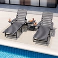 thumbnail image 7 of HDPE Plastic Outdoor Patio Reclining Chaise Lounge Chair, 7 of 7