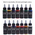 thumbnail image 4 of Tinta de Tatuaje ANGGREK 30 Ml 14 Colores Tintas de Arte Corporal, 4 of 7