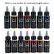 thumbnail image 5 of Tinta Para Tatuaje, 30 Ml, Tinta Profesional Para Maquillaje Para Tatuajes, 14 Colores, Tintas Pigmentadas Para Arte Corporal Y Tatuajes Temporales Para Tatuadores Y Aficionados, 5 of 7